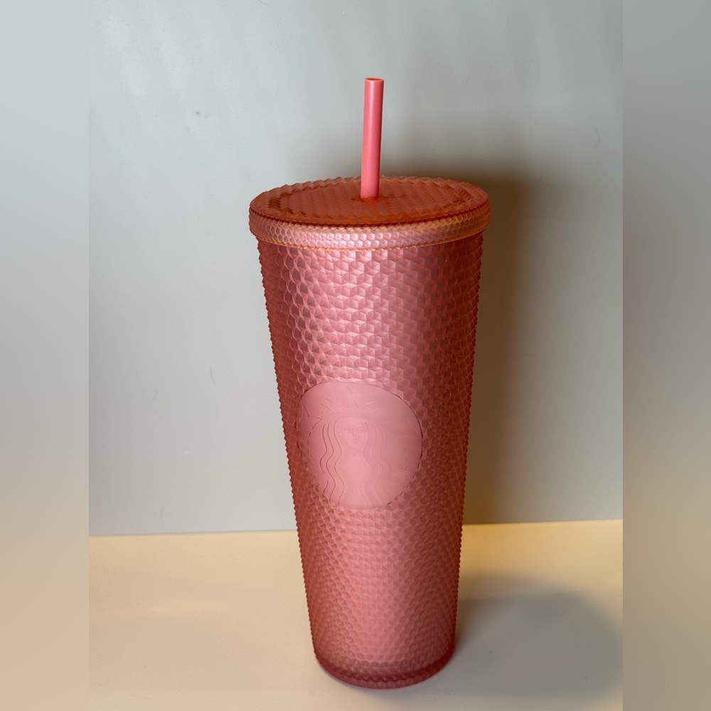 Starbucks Soft Pink studded 24oz tumbler
